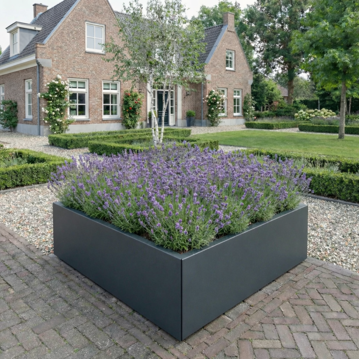 Cortenstahl Pflanzkübel CORTEA 40 x 40 x 40 cm