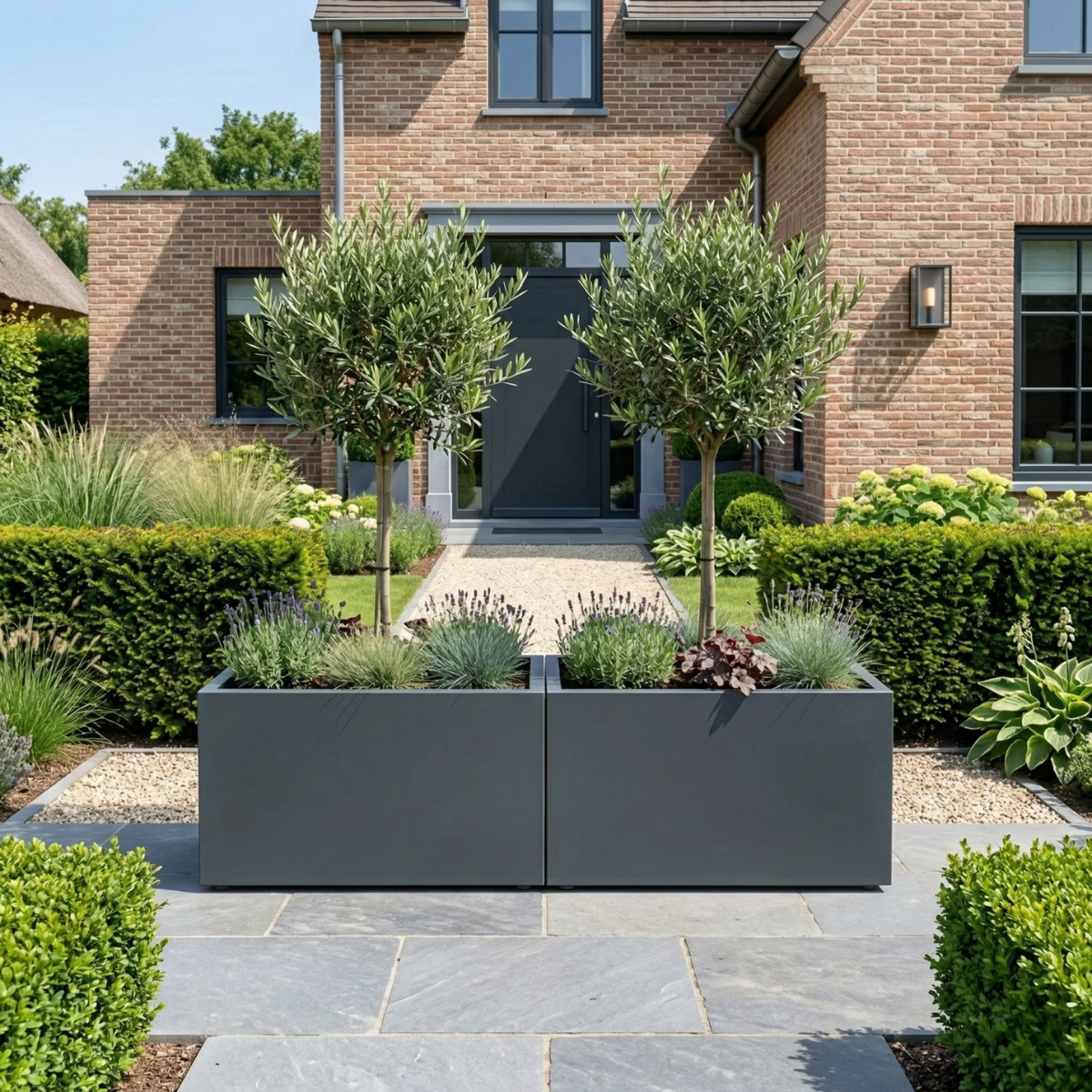 Cortenstahl Pflanzkübel CORTEA 40 x 40 x 40 cm