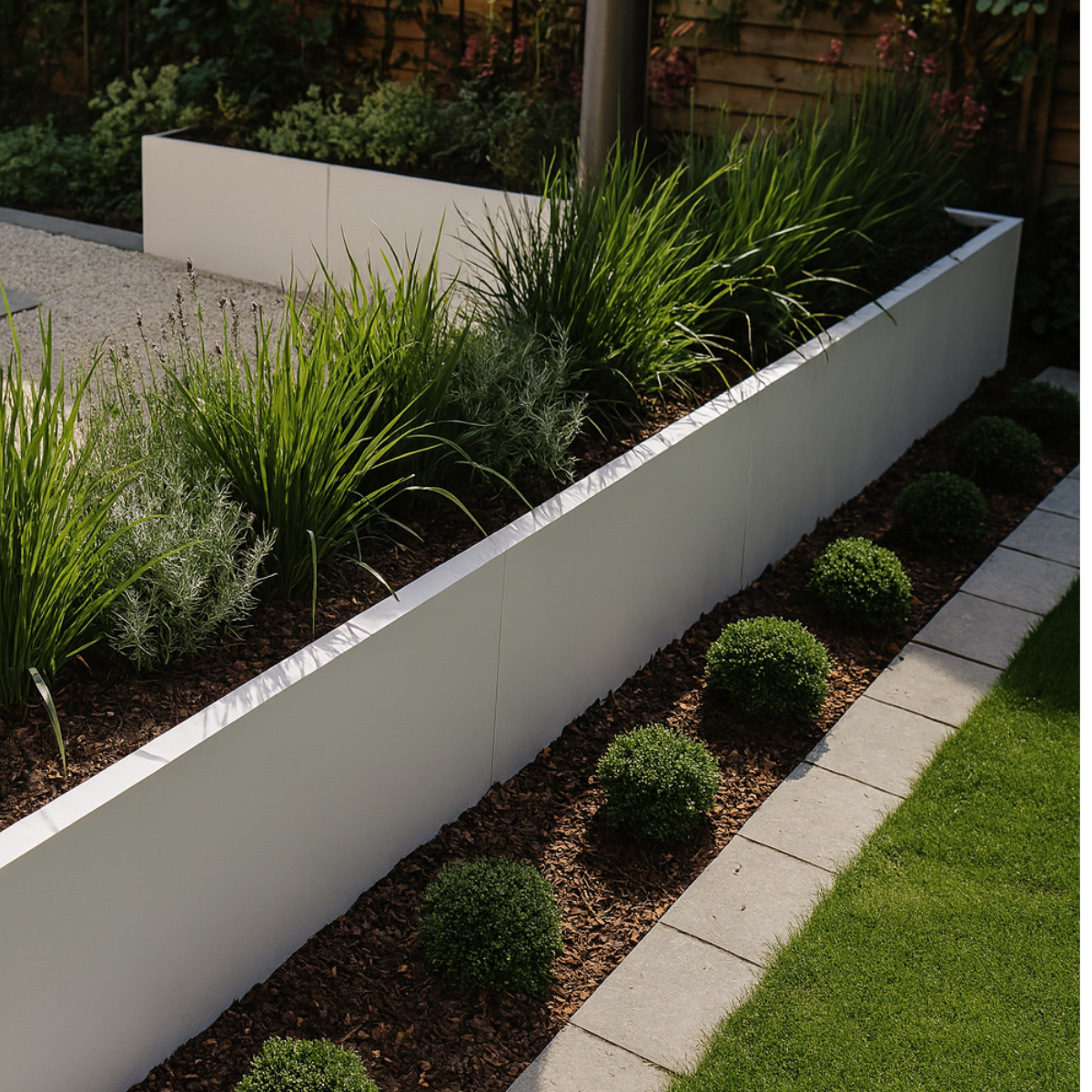 Cortenstahl Pflanzkübel CORTEA 40 x 40 x 40 cm