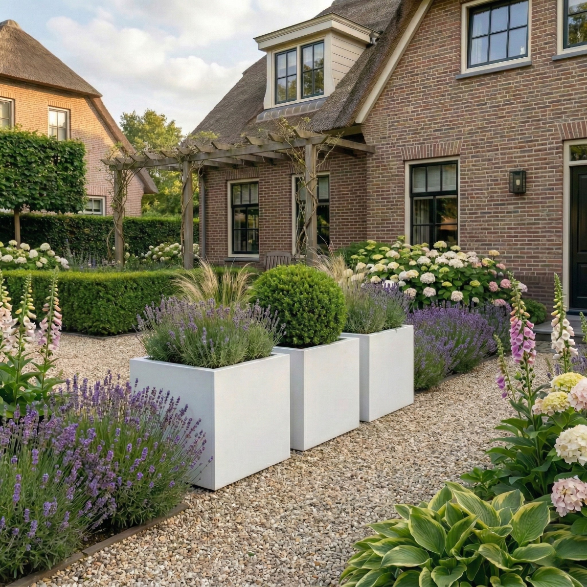 Cortenstahl Pflanzkübel CORTEA 40 x 40 x 40 cm