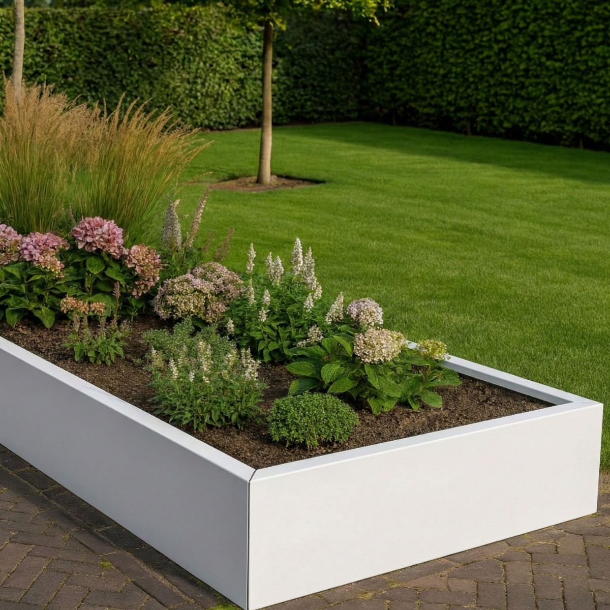 Cortenstahl Pflanzkübel CORTEA 40 x 40 x 40 cm