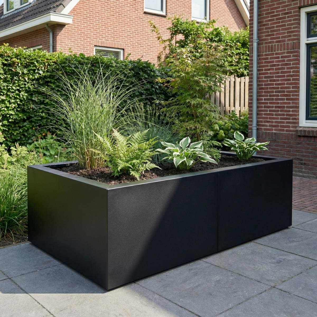Cortenstahl Pflanzkübel CORTEA 40 x 40 x 40 cm