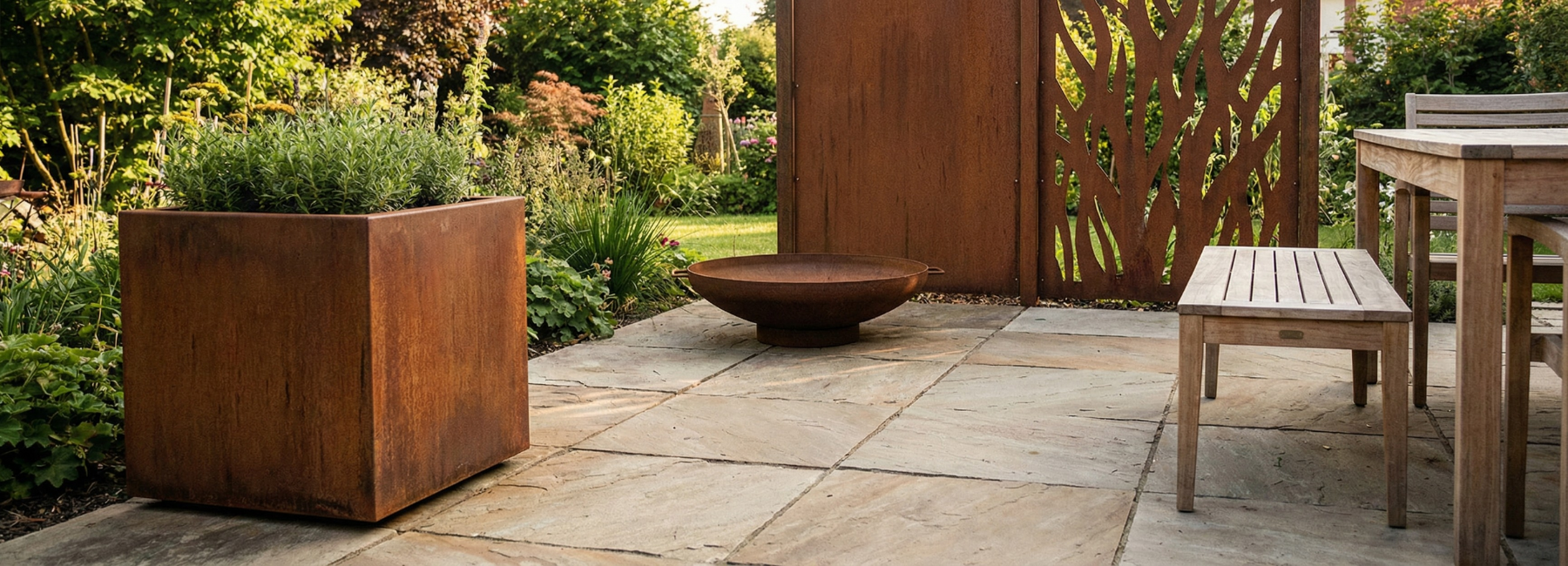 Geeft cortenstaal af? Zo voorkom je roestvlekken op je terras