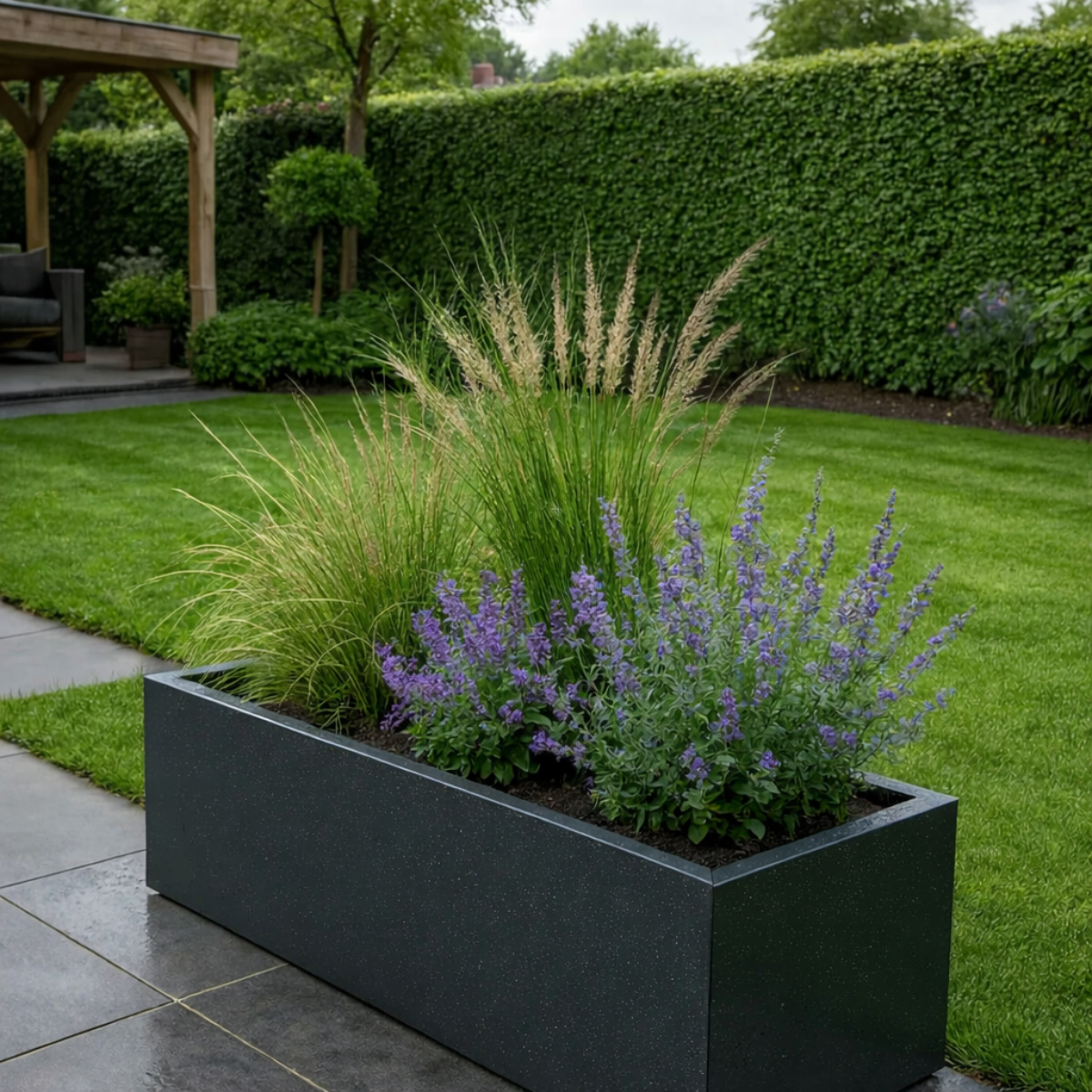 Cortenstahl Pflanzkübel CORTEA 40 x 40 x 40 cm