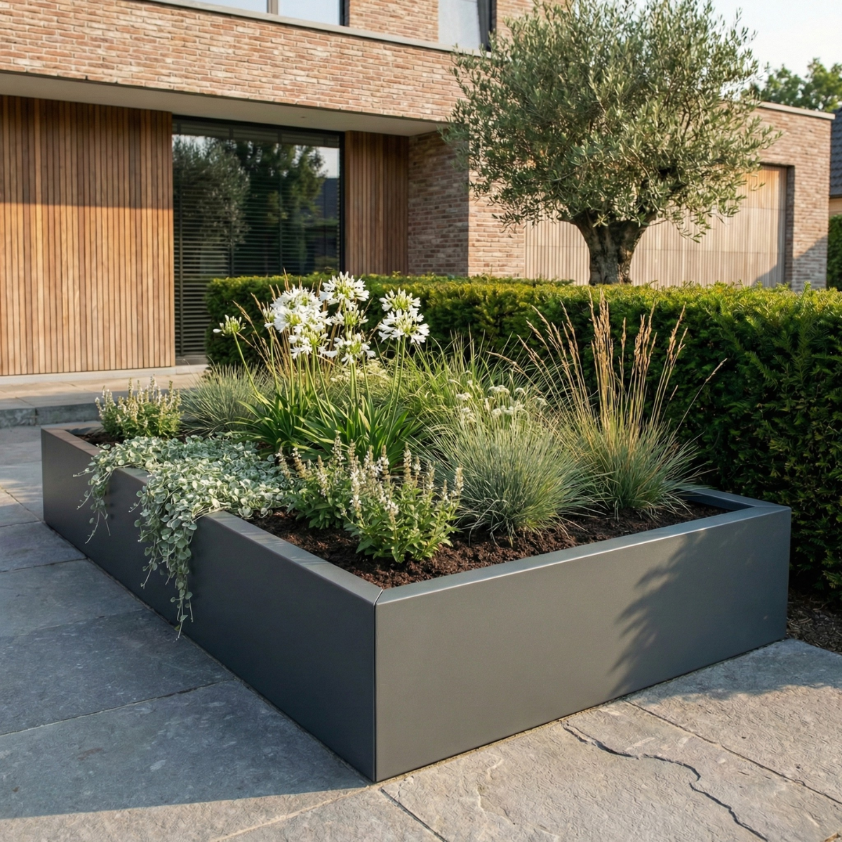 Cortenstahl Pflanzkübel CORTEA 40 x 40 x 40 cm