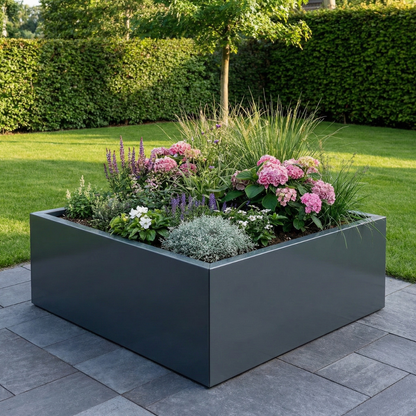 Cortenstahl Pflanzkübel CORTEA 40 x 40 x 40 cm