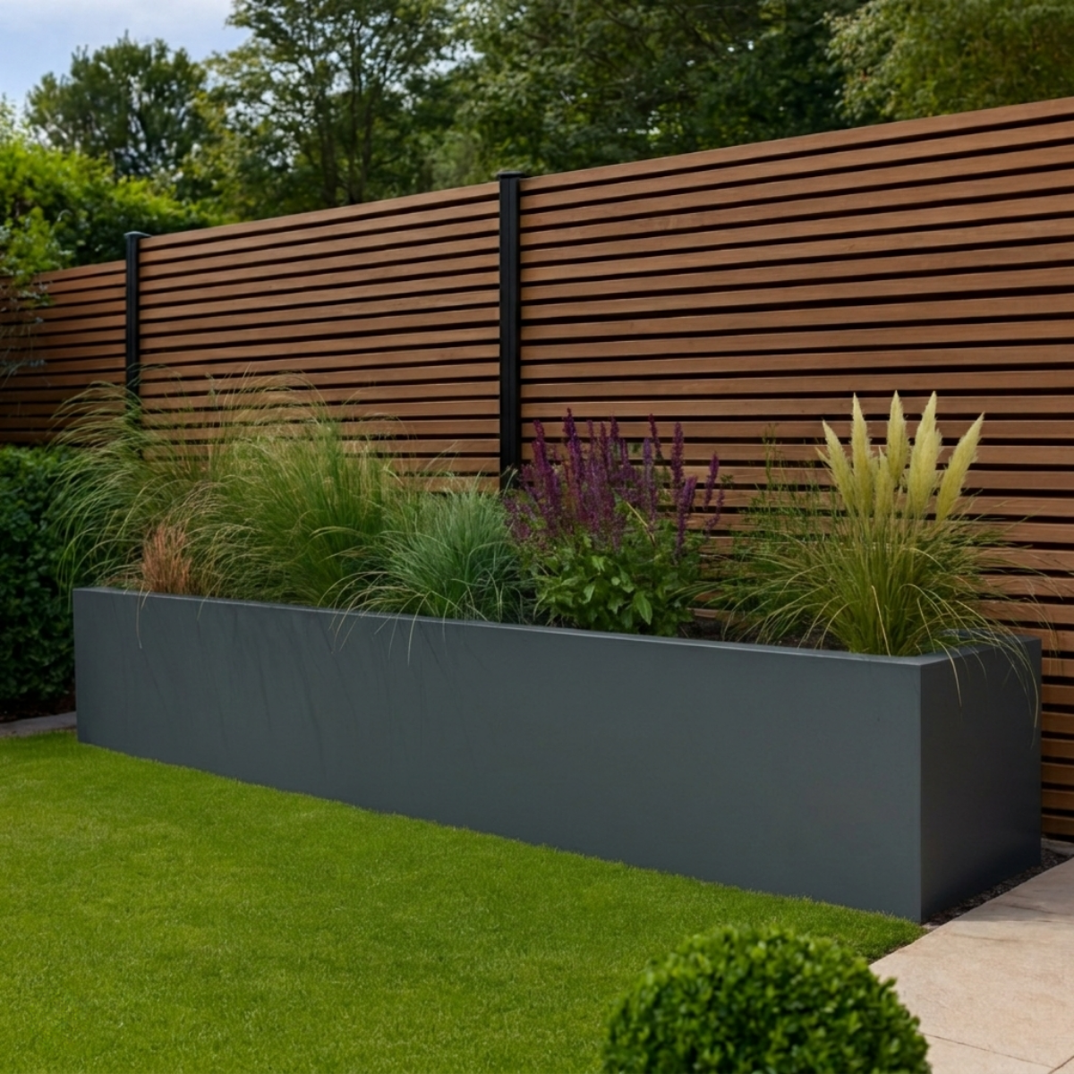 Cortenstahl Pflanzkübel CORTEA 40 x 40 x 40 cm