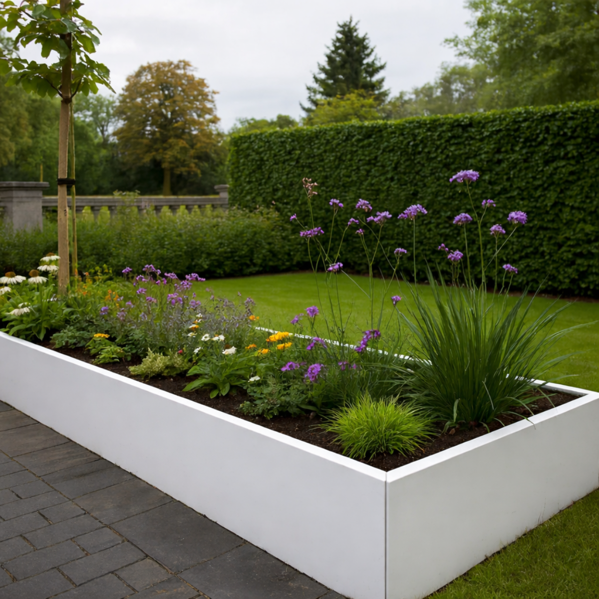 Cortenstahl Pflanzkübel CORTEA 40 x 40 x 40 cm