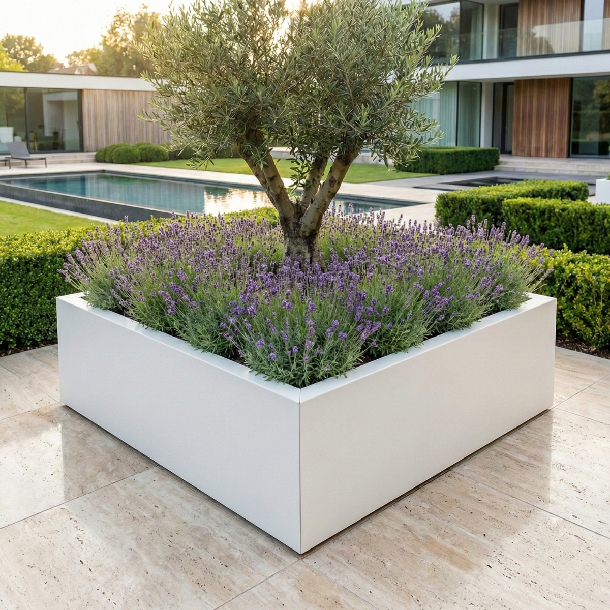 Cortenstahl Pflanzkübel CORTEA 40 x 40 x 40 cm