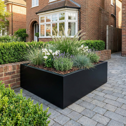 Cortenstahl Pflanzkübel CORTEA 40 x 40 x 40 cm