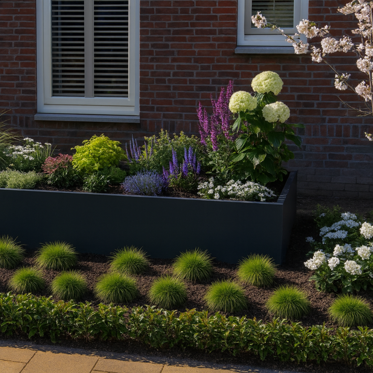 Cortenstahl Pflanzkübel CORTEA 40 x 40 x 40 cm